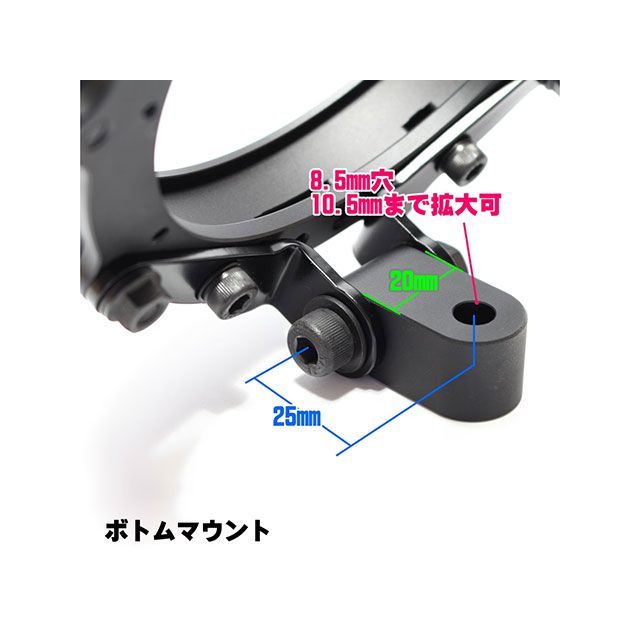 ジーザック 汎用 LEDヘッドライト 重575式 タイプ ボトムマウント G-zac_4