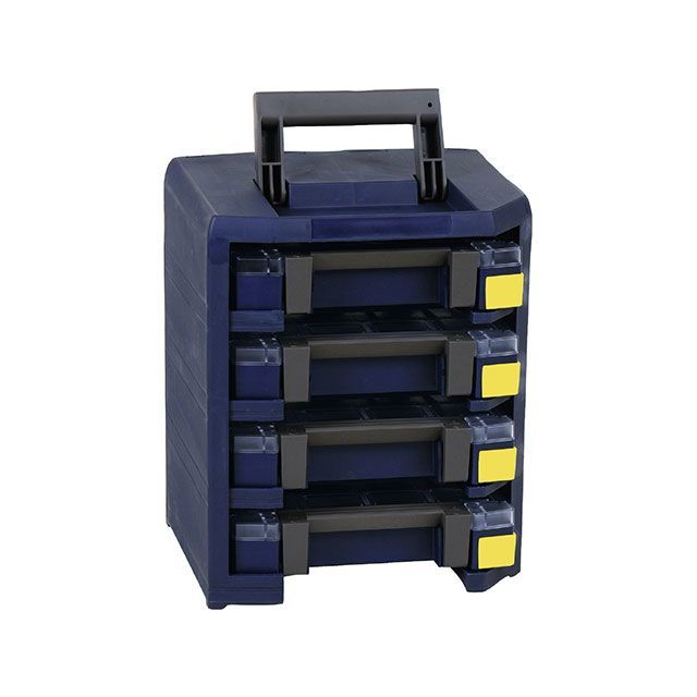Raaco 137942 4段ハンディボックスセット パーツケース 4個付 積載量15kg Raaco