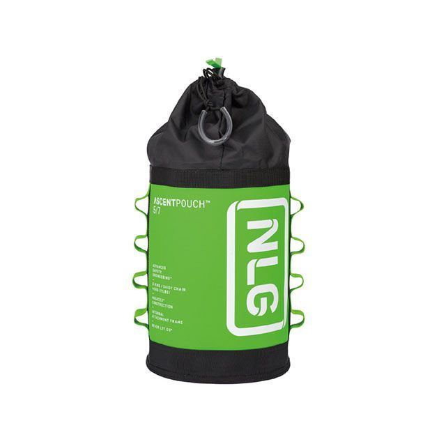 NLG 101520 高所作業用ツールポーチ 容量7L 最大荷重5kg 耐摩耗 4テザーポイント付 工具収納用 グリーン NLG