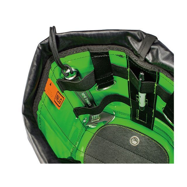 NLG 101520 高所作業用ツールポーチ 容量7L 最大荷重5kg 耐摩耗 4テザーポイント付 工具収納用 グリーン NLG_4