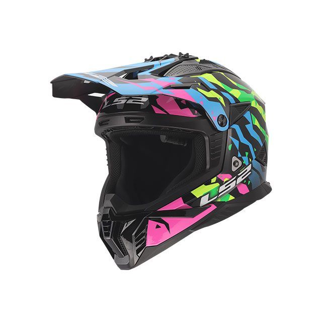 エルエスツーヘルメット FAST II（ブルーピンクグリーン） サイズ L LS2 HELMETS