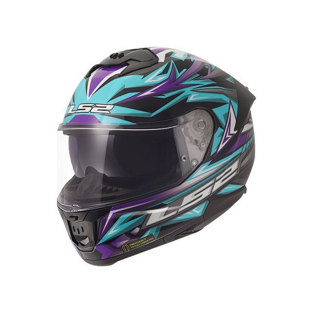 エルエスツーヘルメット STREAM II（ブルーパープル） サイズ S LS2 HELMETS