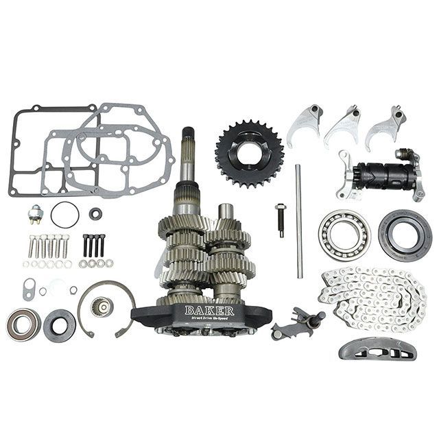 ベイカードライブトレイン Direct Drive6速一揃いの道具 00-06y BT（黒いこと） Baker Drivetrain