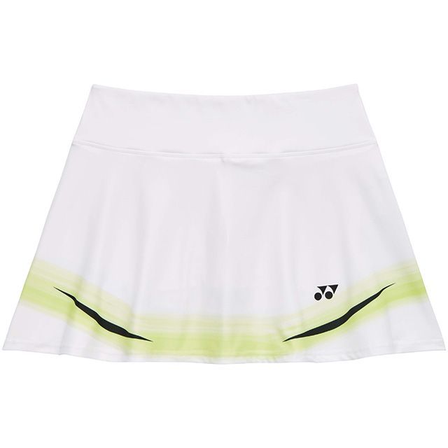 ヨネックス 26183 ウィメンズスカート（インナースパッツ付/ホワイト） サイズ O YONEX