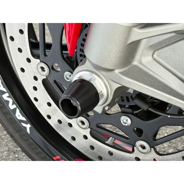 アグラス YZF-R9 アクスルプロテクター コーンタイプ アルミ レッド AGRAS