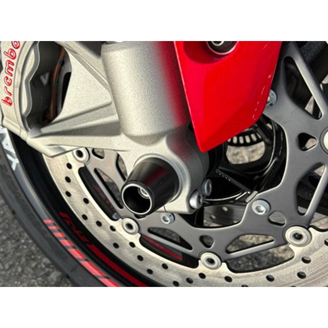 アグラス YZF-R9 アクスルプロテクター コーンタイプ アルミ ブラック AGRAS_1
