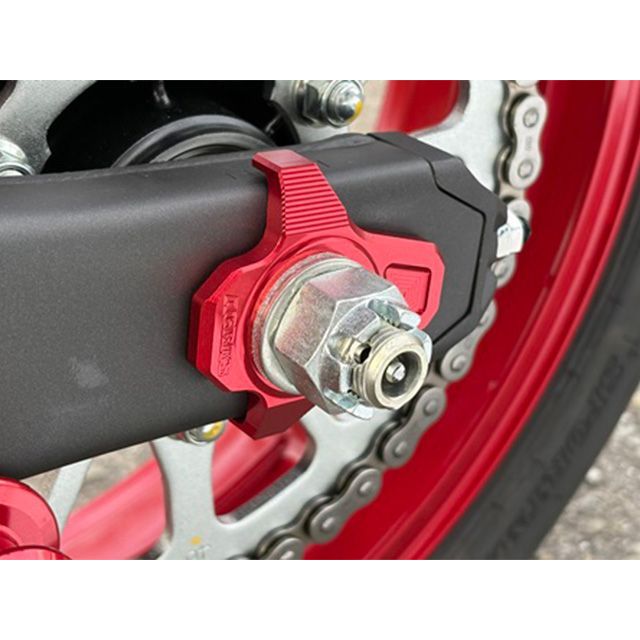 アグラス Z650 チェーンアジャスタープレート カラー ガンメタ AGRAS_1