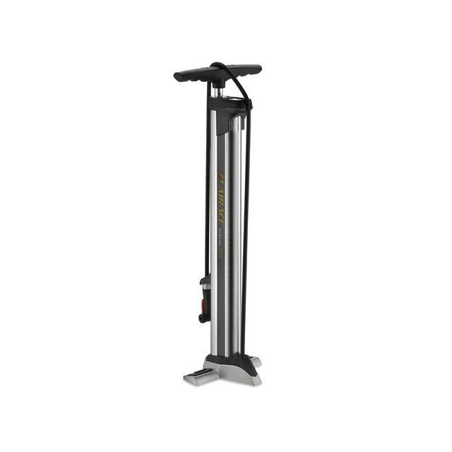 【メーカー直送】AIRACE（自転車） INFINITY DG アルミフロアポンプ デジタルゲージ付（シルバー） AIRACE