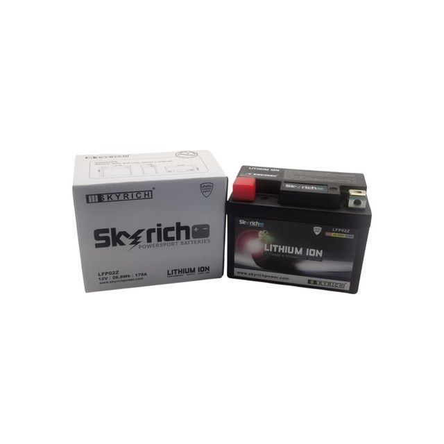 【メーカー直送】スカイリッチ YZ250F YZ450F LFP02Z リチウムイオンバッテリー（BR98 互換） SKYRICH