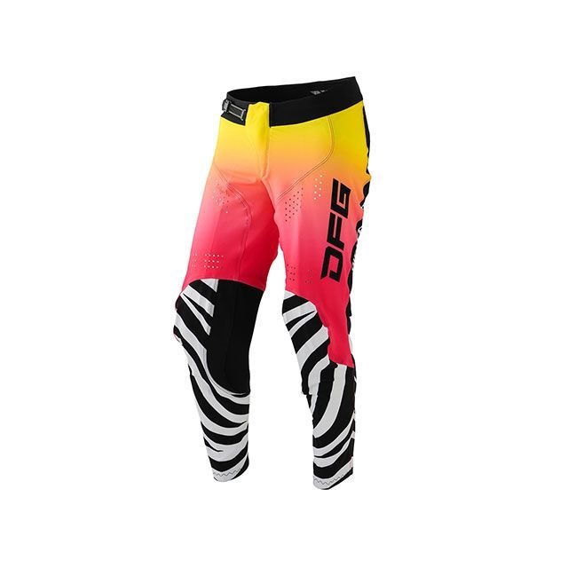 ディーエフジー ワークス パンツ CHAMP Pink Heat Zebra サイズ 32 DFG