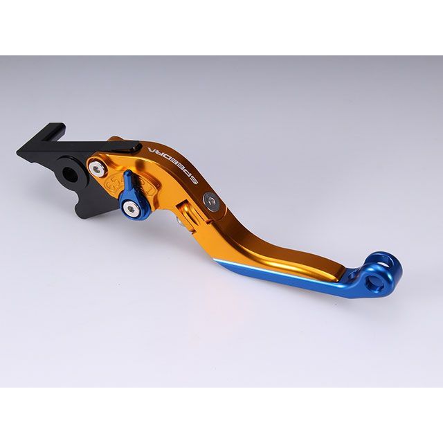 SPEEDRA MT-09 Y-AMT アジャストブレーキレバー 可倒延長式（レバー本体カラー：ゴールド） アジャスターカラー ブルー エクステンシ…