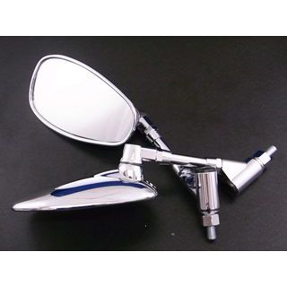 アルバ 汎用 2本セット 大型車向けミラー 10mm ネジ 逆ネジ ALBA バイク