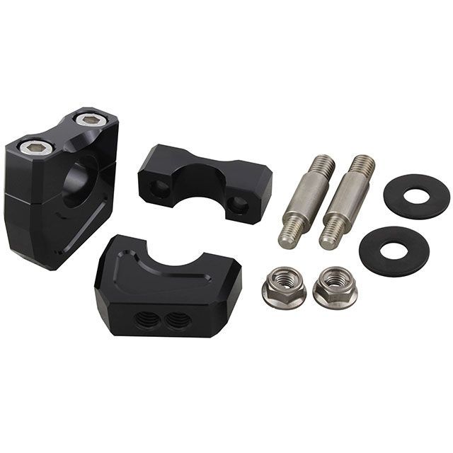 シフトアップ ビレットハンドルブラケットセット（ブラック） SHIFTUP