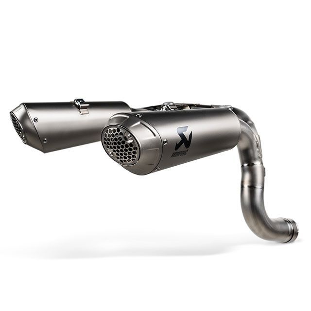 アクラポビッチ Panigale V2 StreetFighter V2 スリップオンライン チタン EC/ECE AKRAPOVIC