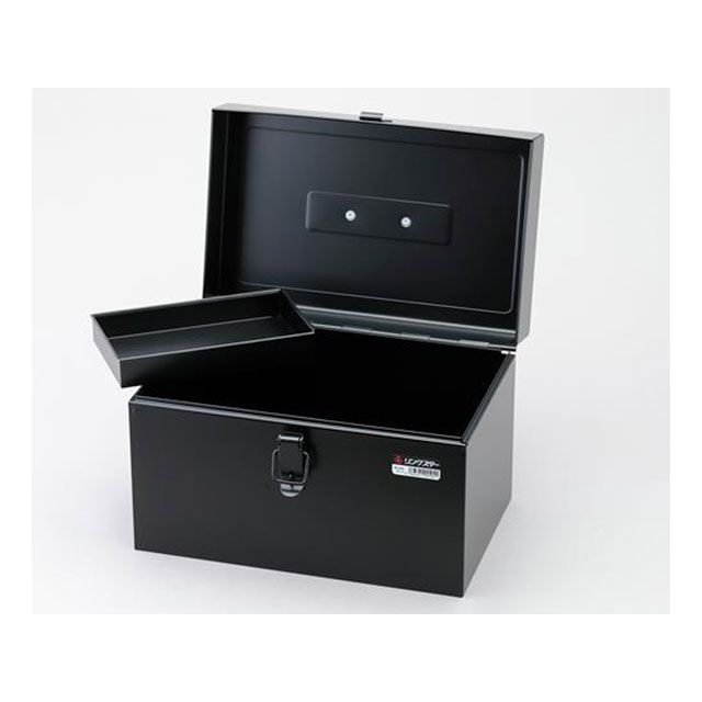 エスコ 325×202×215mm 工具箱（スチール製） ESCO