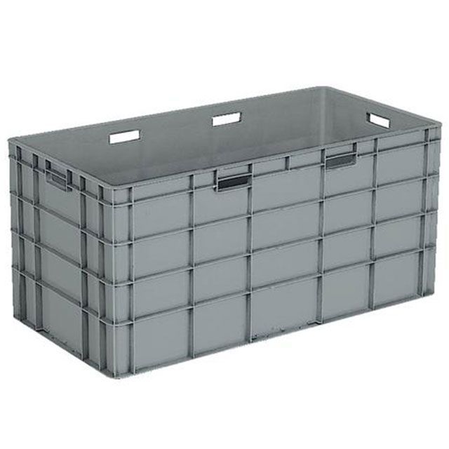 エスコ 1005×503×473mm/206 L 軽量コンテナ（ライトグレー） ESCO