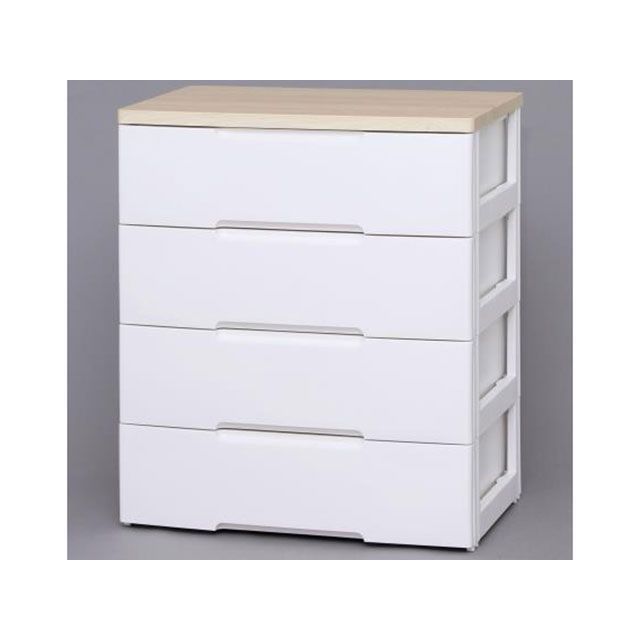 エスコ 805×510×940mm 引出し式収納ケース（4段） ESCO 20,781円