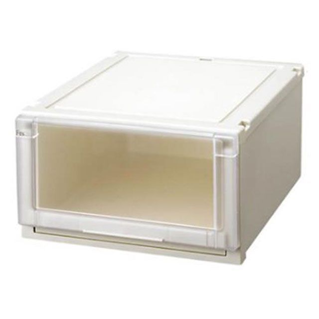 エスコ 450×550×250mm 引出し式収納ケース 2個（カプチーノ） ESCO 6,472円
