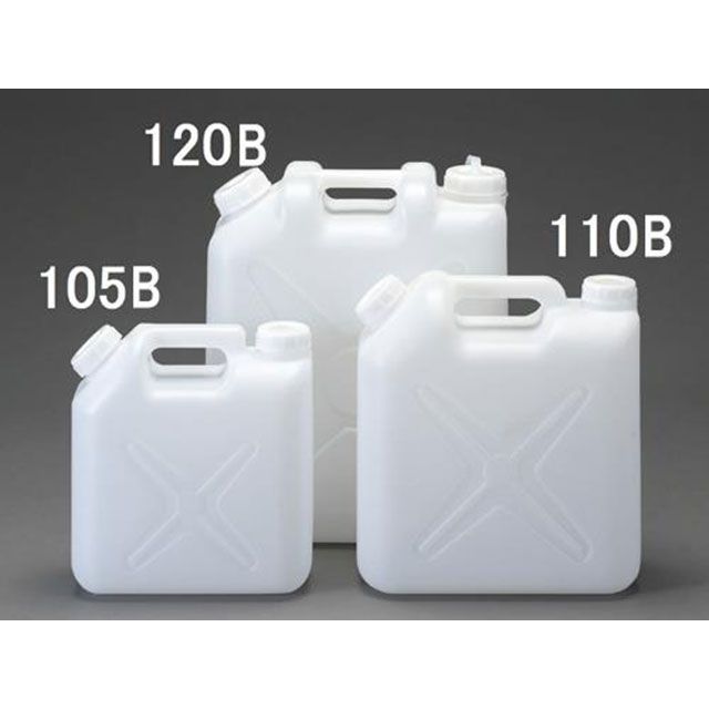 エスコ 5L ポリタンク（ノズル無/6個） ESCO