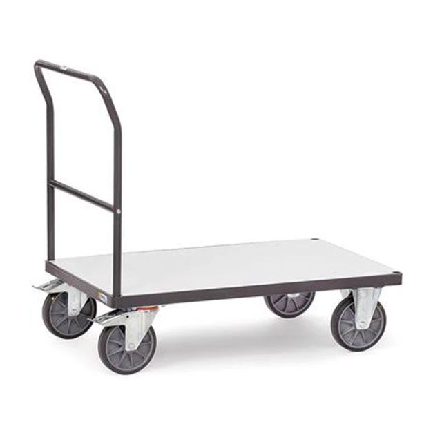 エスコ 850×500mm/500kg 運搬車(ESD/後自在ブレーキ付) ESCO