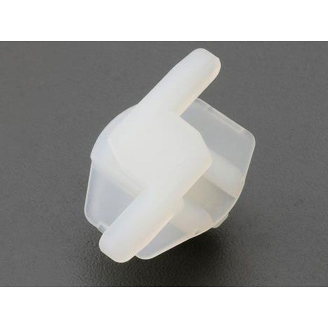 エスコ 5.3mm（溝幅） 結束バンド用ベース アルミフレーム用（乳白） ESCO