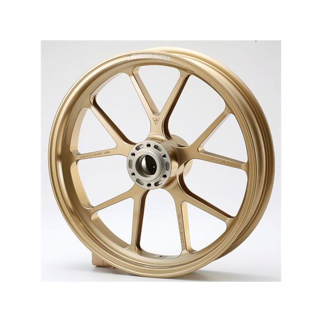 マグタン VTR1000F マグネシウム鍛造ホイール セット MAGTAN JB3 フロント：3.50-17/リア：6.00-17 カラー ゴールド…の通販は