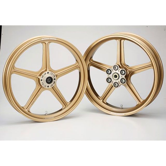 マグタン 900/MHR マグネシウム鍛造ホイール セット MAGTAN JB1 フロント：2.75-18/リア：4.00-18 カラー ゴールド …の通販は