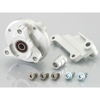 キタコ フロントディスクハブキット φ27フォーク 173mm ピッチ（オフセットホイール用） カラー シルバー KITACO バイクの通販は