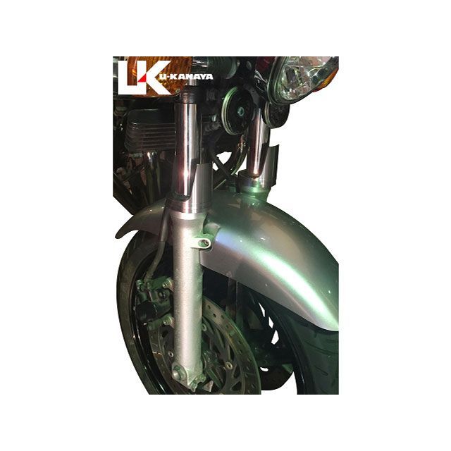 ユーカナヤ CB400Four アルミ削り出しビレットフォークガード ガード