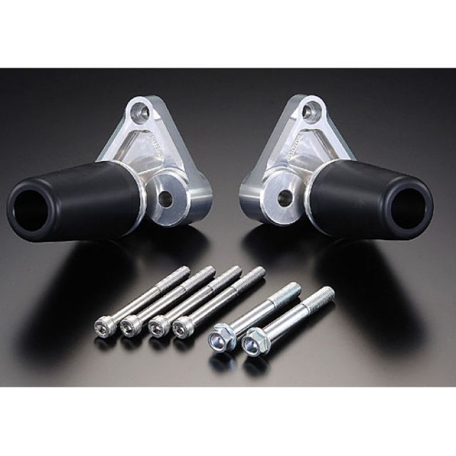 アグラス ZEPHYR1100 レーシングスライダー エンジンハンガー カラー ジュラコン（R）/ブラック タイプ ロゴ無 AGRAS