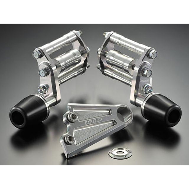 アグラス CB1300SF レーシングスライダー エンジンハンガーSET カラー ジュラコン/ホワイト タイプ ロゴ無 AGRAS