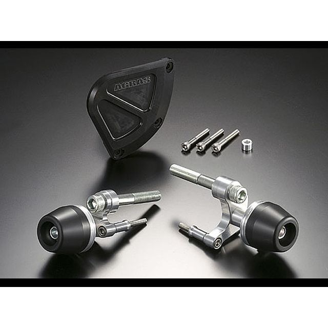 アグラス CBR1000RR レーシングスライダー 3点セット クラッチ カラー ジュラコン/ホワイト タイプ ロゴ有 AGRAS