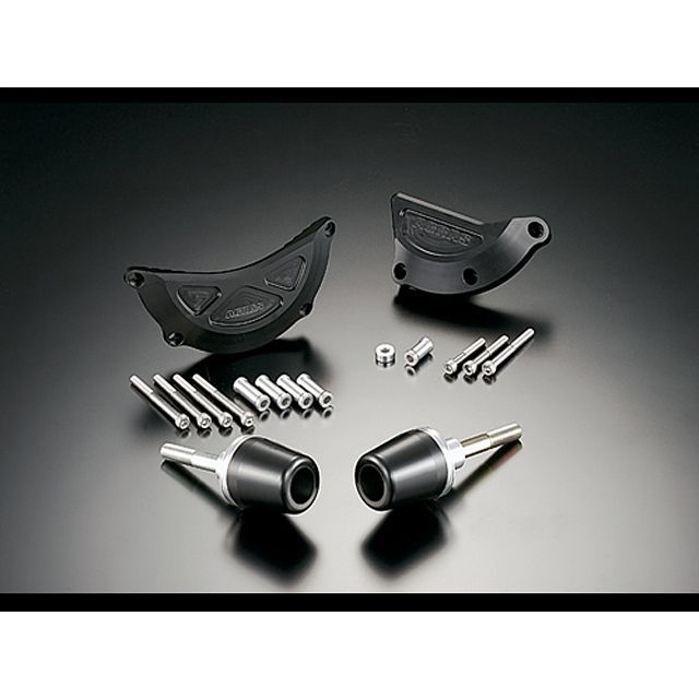 アグラス CBR600RR レーシングスライダー 4点SET B カラー ジュラコン/ホワイト タイプ ロゴ有 AGRAS