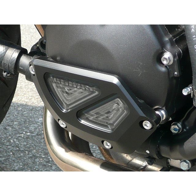 アグラス CB1000R レーシングスライダー 3点SET 50φ ジェネB カラー ジュラコン/ホワイト タイプ ロゴ無 AGRAS_3
