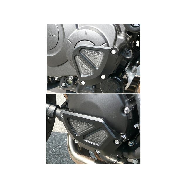 アグラス CB1000R レーシングスライダー 2点SET クランクB＋ジェネレーターB カラー ジュラコン/ホワイト AGRAS