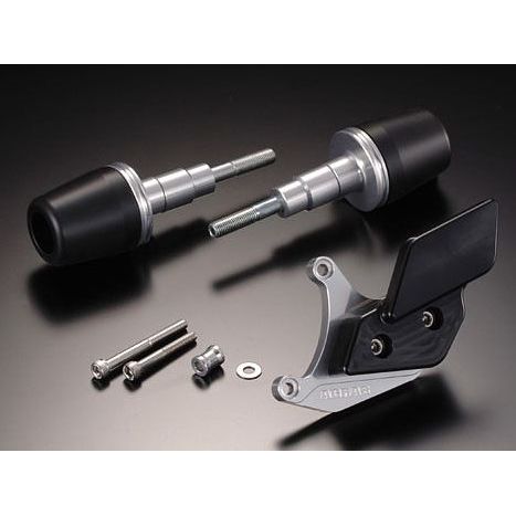 アグラス FZ1 レーシングスライダー 3点SET フレーム左右＋クラッチ カラー ジュラコン/ホワイト タイプ ロゴ無 AGRAS バイクの通販は