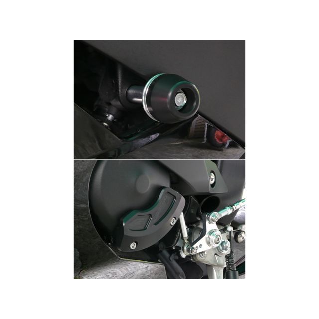 アグラス YZF-R6 レーシングスライダー 3点SET L カラー ジュラコン/ブラック タイプ ロゴ無 AGRAS