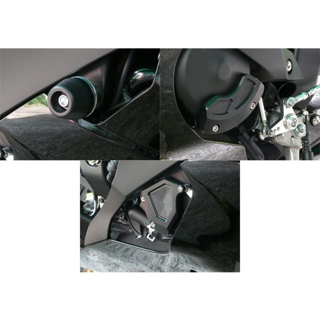 アグラス YZF-R6 レーシングスライダー 4点SET カラー ジュラコン/ブラック タイプ ロゴ無 AGRAS バイクの通販は