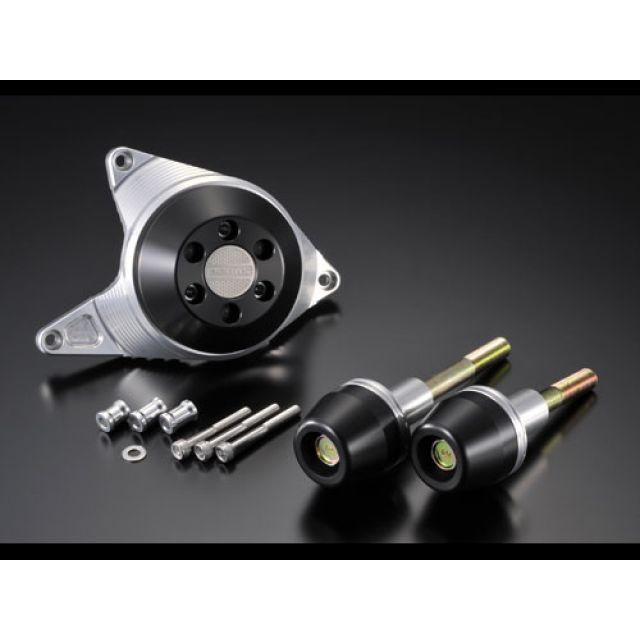 アグラス YZF-R1 レーシングスライダー 3点SET クランクA カラー ジュラコン/ブラック タイプ ロゴ無 AGRAS