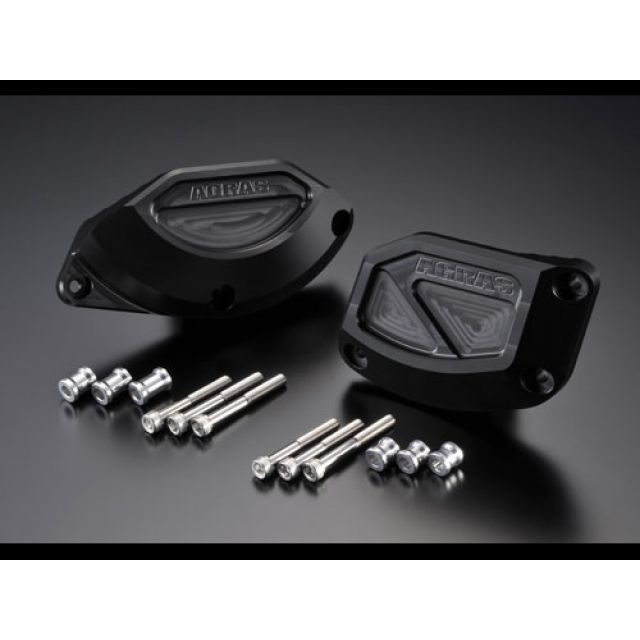 アグラス YZF-R1 レーシングスライダー ケースカバーSET B カラー ブラック AGRAS