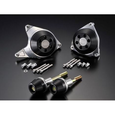 アグラス YZF-R1 レーシングスライダー 4点SET A カラー ジュラコン/ブラック タイプ ロゴ無 AGRAS