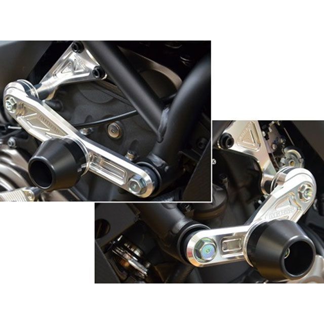 342-306-019X アグラス AGRAS レーシングスライダー 4点セットB φ50 ロゴ有り GSX-S750 白 SP店