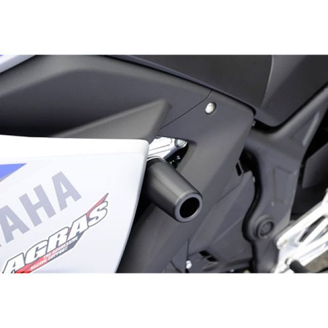 アグラス YZF-R25 レーシングスライダー レースタイプ カラー ジュラコン/ブラック タイプ ロゴ無 AGRAS