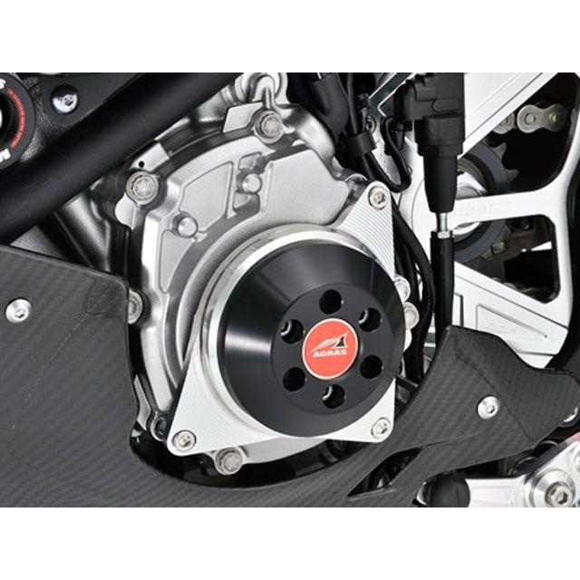 アグラス YZF-R1/M レーシングスライダー ジェネレーター カラー ジュラコン/ブラック AGRAS