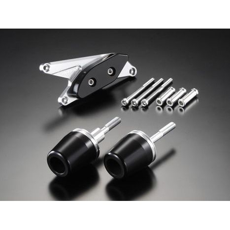 アグラス GSX1300R レーシングスライダー 3点SET ジェネレーターA カラー ジュラコン/ブラック タイプ ロゴ無 AGRAS