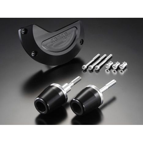 アグラス GSX1300R レーシングスライダー 3点SET ジェネレーターB カラー ジュラコン/ブラック タイプ ロゴ無 AGRAS