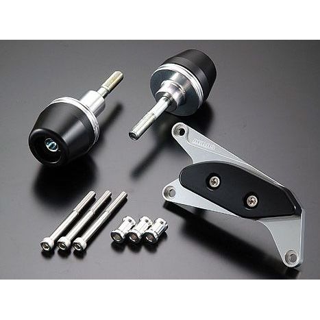 アグラス GSX-R1000 レーシングスライダー 3点SET カラー ジュラコン/ホワイト タイプ ロゴ無 AGRAS