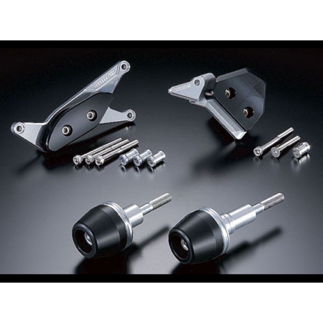 アグラス GSX-R1000 レーシングスライダー 4点SET A カラー ジュラコン/ホワイト タイプ ロゴ無 AGRAS