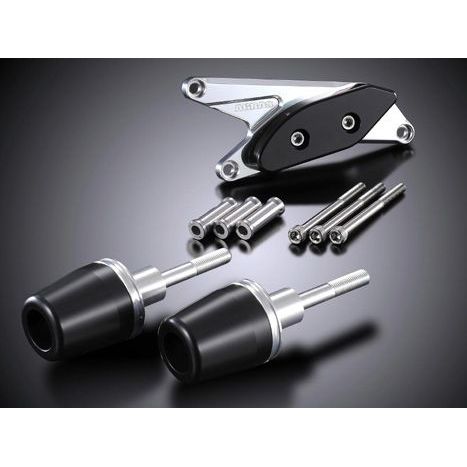 アグラス GSX1300R レーシングスライダー 3点SET ジェネレーターA カラー ジュラコン/ホワイト タイプ ロゴ無 AGRAS