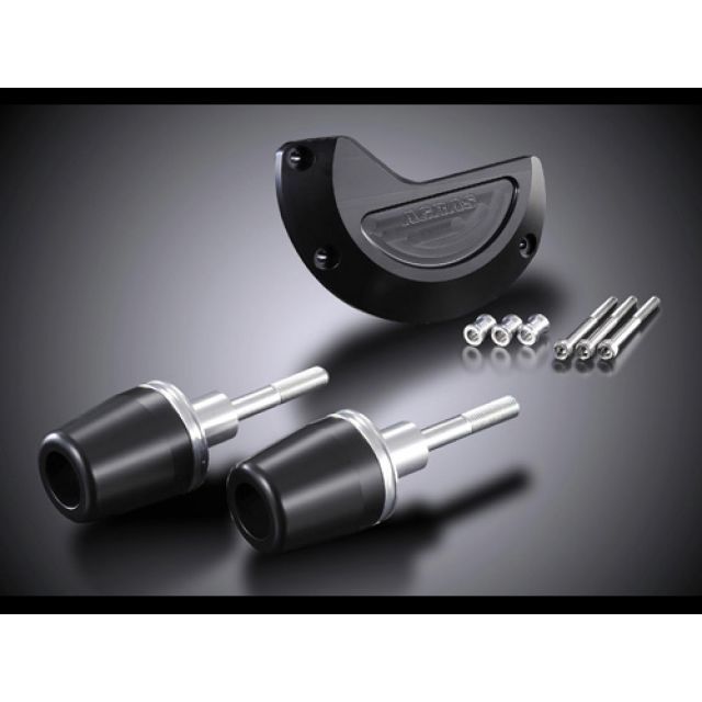 アグラス GSX1300R レーシングスライダー 3点SET ジェネレーターB カラー ジュラコン/ブラック タイプ ロゴ無 AGRAS